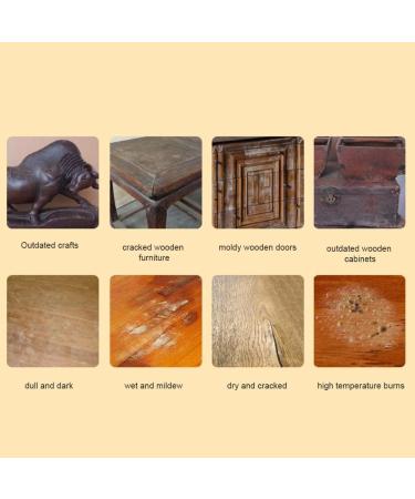 Virtcooy Wood Wax | Wood Polish for Cabinets - Multifunctional Wood Restorer Supplies and Scratch Removal for Mahogany Furniture Seal Stones - Buy Online on GoSupps.com