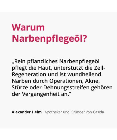  Casida Casida Repair & Protect Healing Oil - eliminates bothersome and unsightly scars - its formula is based on plant oils - pharmacy quality - 20ml - Buy Online on GoSupps.com
