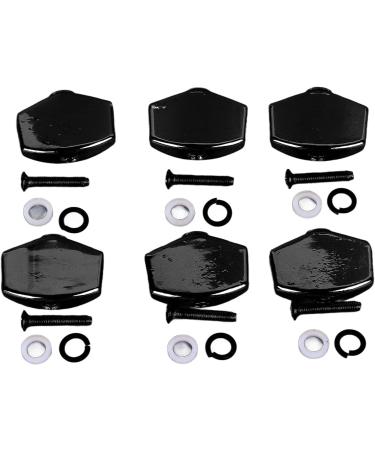 Tuning Knobs 6 Pieces Stylish Tuning Knobs for Acoustic Guitar (Black) - Buy Online on GoSupps.com