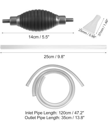 VOCOSTE Python Aquarium Water Changer 74.8 Flat Sucker Gray - Long - Buy Online on GoSupps.com
