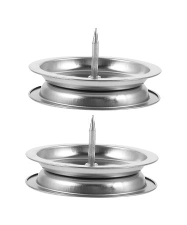 Hoement 2 pieces Moxibustion stick base moxa stick burning rack moxa stick holder base stainless steel moxa stick base incense holder rack moxa stick holder rack moxa stick storage base