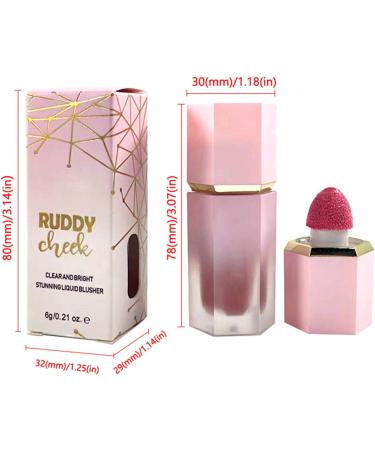 Smooth Cream Blush Makeup Creamy Liquid Blush for Cheeks Burden-free long-wearing smudge-proof natural-looking glossy finish (05) - Buy Online on GoSupps.com