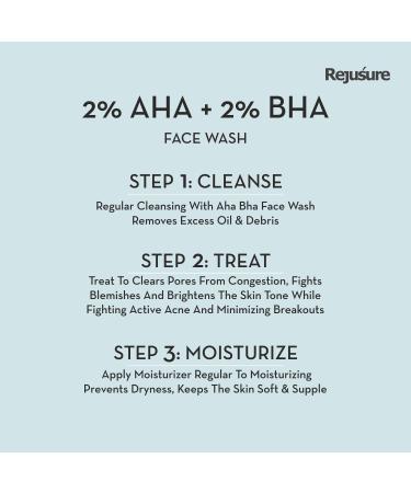 AHA 2% + BHA 2% Face Wash | Exfoliant & Hydrating Soothing Formula 100ml | International Shipping Available - Buy Online on GoSupps.com