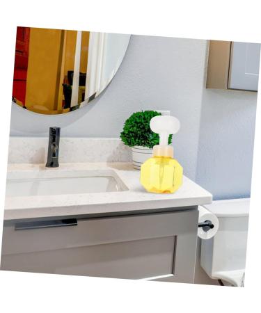 Fomiyes 4-Piece Flower Bubble Bottle Set | Mini Plastic Containers & Foam Soap Dispenser | Transparent 9.7x9.7x16.3cm - Ideal for Home & Travel - Buy Online on GoSupps.com