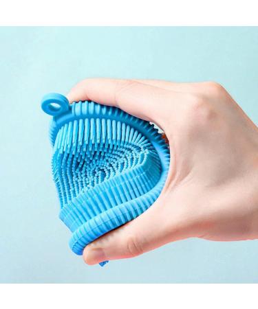 Soft Silicone Toddler Scalp Massage Pad Set - 3pcs | Gentle Bath Shampoo Scrubber for Children | Parent-Child Bonding Bath Care Tool - Buy Online on GoSupps.com