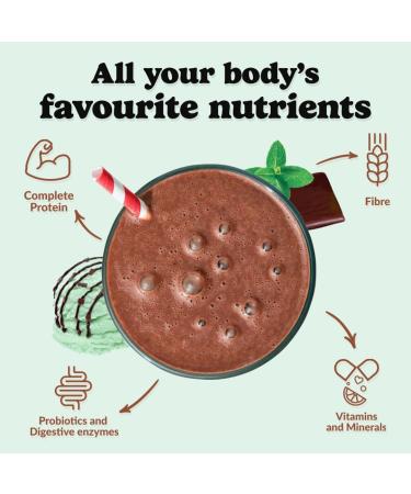Good Protein Vegan Plant-based Protein Powder 100% Natural Non-GMO Dairy-free Gluten-free Soy-free No Added Sugar and Nothing Artificial. Mint Chocolate Chip All-in-One Shake 440 grams Mint Chocolate Chip 440 g - Buy Online on GoSupps.com