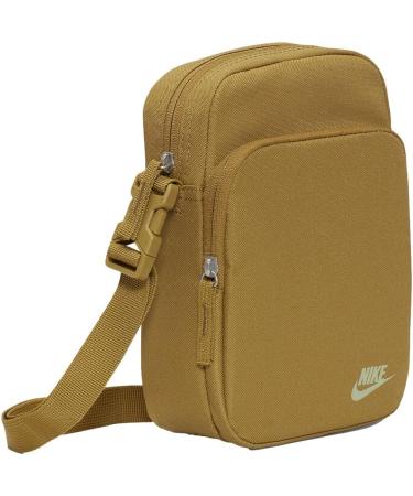 Nike Unisex Heritage Small Items Tote Bag 2.0 in Golden Moss/Golden Moss/Honeydew - Compact and Stylish - Buy Online on GoSupps.com