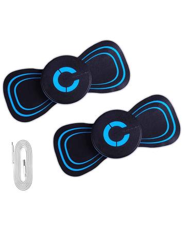 Ems microstrom-leg booster microstrom ems mini massage device portable EMS lymphatic load neck massage for neck arms back shoulders foot waist legs (2 pieces) 2 pieces.
