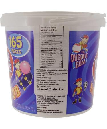 Dubble Bubble Bubble Gum Fun Team 165 Count Tub - 1.68lbs / Gomme Balloune Dubble Bubble Gum Fun Team Tub de 165 pi ces - 765g - Buy Online on GoSupps.com
