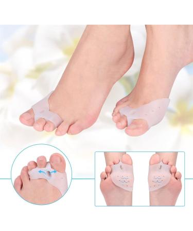 Gel Toe Separator Set with Forefoot Cushions for Hallux Valgus Correction - Women & Men | Bunion Corrector & Hammer Toe Straightener - Buy Online on GoSupps.com