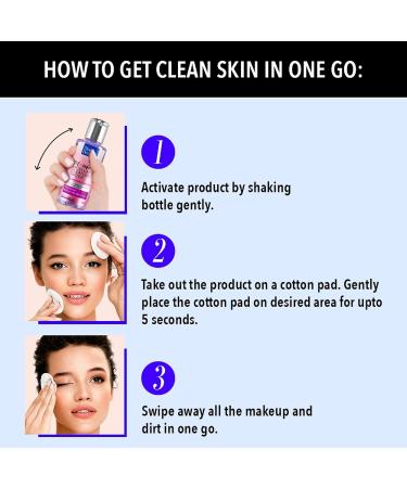 Blue Heaven Bi-Phase Makeup Remover & Micellar Cleansing Water 125ml | Gentle Skin Care for All | Fast International Shipping - Buy Online on GoSupps.com