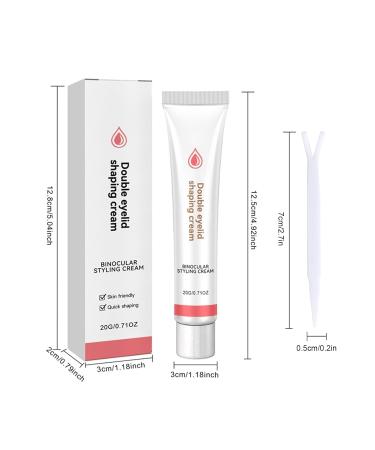Double Eyelid Styling Cream & Tape Set - Waterproof Invisible Eyelid Shaping Cream for Perfect Eyes | 120 PCS Double Eyelid Tape Included - Buy Online on GoSupps.com