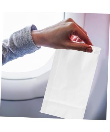 SEWOART 50Pcs water proof sports bag disposable vomit bags garbage vomit bag disposable vomit pouch pregnant woman trash bag Disposable disposable emesis bags coated paper portable - Buy Online on GoSupps.com