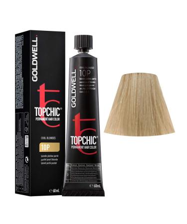 Goldwell Topchic Hair Color 10P pastel pearl blonde 1 pack (1 x 60 ml) 10P pastel pearl blonde 60 ml (1 pack)