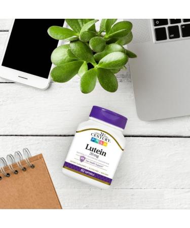 21st Century Lutein 20 mg Softgels - 60 ct Pack of 3 - Buy Online on GoSupps.com