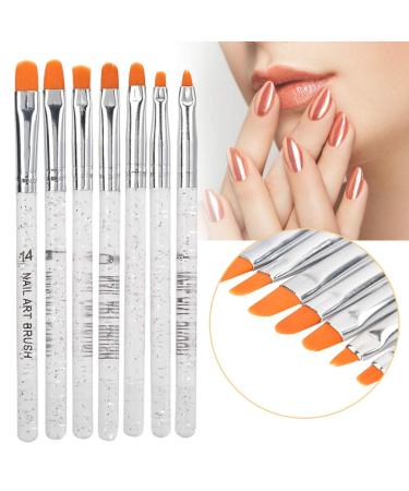 Nail Art UV Gel Extension Pen Set - 7pcs Professional Manicure Tool for Stunning Nail Designs | International Shipping - Buy Online on GoSupps.com