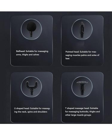 Fascia Muscle Massage Gun - Deep Tissue Relaxation & Pain Relief | Portable 12-Speed Massage Device - Buy Online on GoSupps.com