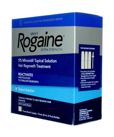 Rogaine Men Extra Strength Unscented 6oz - Hair Regrowth Treatment - Buy Online on GoSupps.com