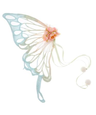 FRCOLOR Birthday Wedding Photoshoot Bow Hair Accessories Large Wing Hair Clip Fairy Hair Clip Butterflies Hair Barrette Cute Styling Kid Hair Clip Catwalk Baby Girl Fabric Crocodile Skin