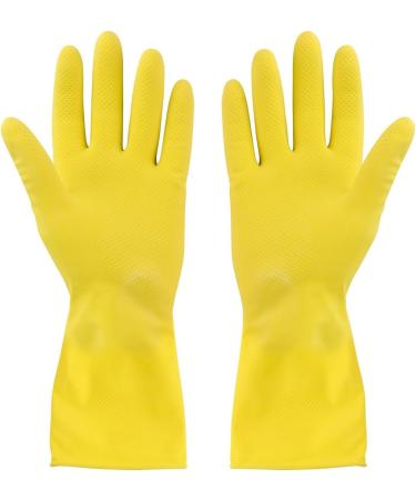 Elliott Latex Washing Up Gloves - Large Size with Long Cuff and Breathable Lining - Buy Online on GoSupps.com