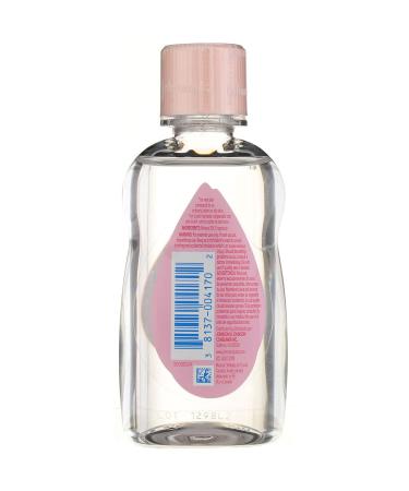Johnson & Johnson Baby Oil 3 oz. (Pack of 6) - Hydrating and Gentle Formula - Buy Online on GoSupps.com