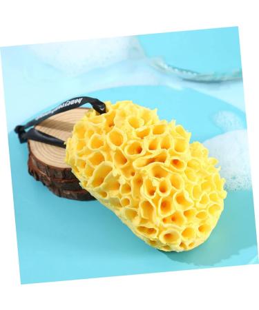 Hemoton 3pcs Honeycomb Bath Ball Scrubber | Natural Polyurethane Body Loofah & Shower Sponge for Men - Portable Bath Accessories - Buy Online on GoSupps.com