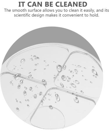 Mobestech Palette De Maquillage Acrylique Portable 2 Pi ces Petit Plateau De M lange 4 Compartiments Maniable Outil Maquillage Professionnel Pour Usage Quotidien - Buy Online on GoSupps.com