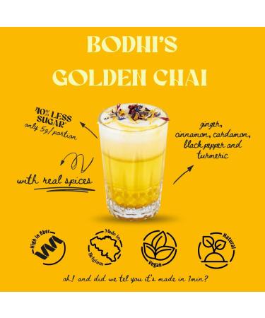Bodhi - Golden Chai 250g - Vibrant blend of Turmeric and Ginger | Vegan Chai Turmeric and Ginger - Buy Online on GoSupps.com