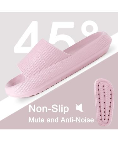 Monerffi Women's Outdoor Sandals - Anti-Slip Breathable Lightweight Platform Slippers - Casual Open Toe Beach Footwear in Pink (EU 42/43) - Buy Online on GoSupps.com