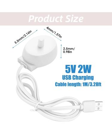 Universal Electric Toothbrush Charger - Compatible with P2000 P4000 P6000 P7000 D10 D12 D16 D20 D34 Models Efficient & Safe Charging for Oral Care Devices - Buy Online on GoSupps.com