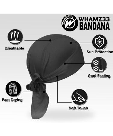 4-Pack LHHHXX33 Headgear Bandana Beastly Skull Cap - Fast Drying UV Protection Bicycle Hat Under Helmet | Black Blue White Gray - Buy Online on GoSupps.com