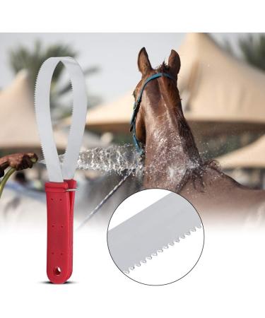 Horse Shedder Scraper Stainless Steel Horse Sweat Scraper Horse Grooming Brushes Combs Single Metal Shedding Blade - Buy Online on GoSupps.com