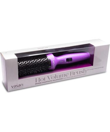 Vasari Professional Heated Volume Brush 1 1/2 Inch | Large Ionic Ceramic Barrel | Creates Loose Curls and Volume | Tangle-Free | For Fine to Medium Hair | Not a Hair Dryer - Buy Online on GoSupps.com