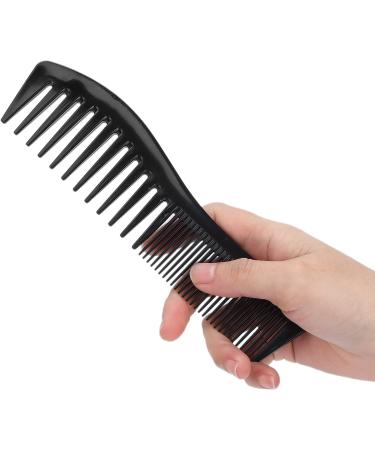 ZJchao Peigne Dents Larges Peigne Cheveux avec Dents de Double T te Grandes en Plastique pour un Usage Domestique et un Salon de Coiffure Professionnel (BLACK) Noir - Buy Online on GoSupps.com