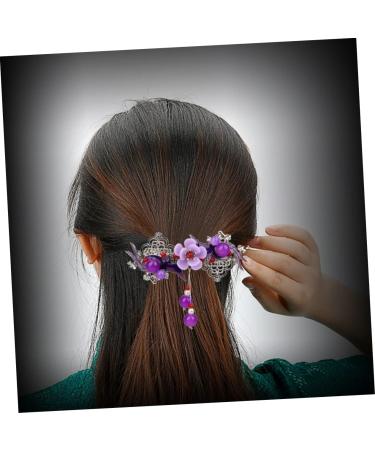 Didiseaon Hairpin Decorative Hair Clips for Women Rhinestone Hair Clamps Barrettes for Thick Hair Rhinestone Bobby Pins Crystal Hair Clip Vintage Miss Rhinestone Flower Purple Rhinestones - Buy Online on GoSupps.com