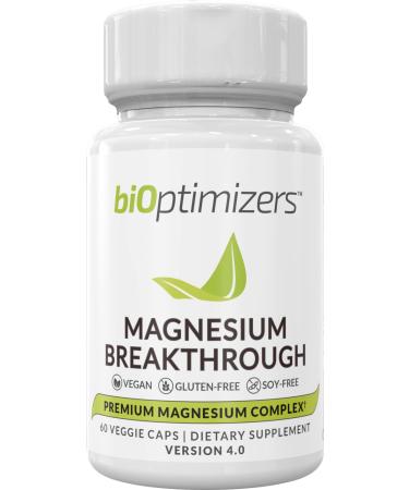 Magnesium Breakthrough Supplement 4.0 - Has 7 Forms of Magnesium Like Bisglycinate, Malate, Citrate, and More - Natural Sleep Aid - Brain Supplement - 60 Capsules 60 Count (Pack of 1)