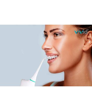 Portable Water Flosser for Braces - Rechargeable Oral Irrigator | SmartFloss by Vivid - Ideal for Travel - Buy Online on GoSupps.com