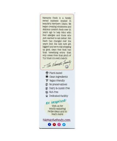 Organic Gluten-Free Dark Chocolate Brownie Mix - Namaste Foods 16 oz - Buy Online on GoSupps.com