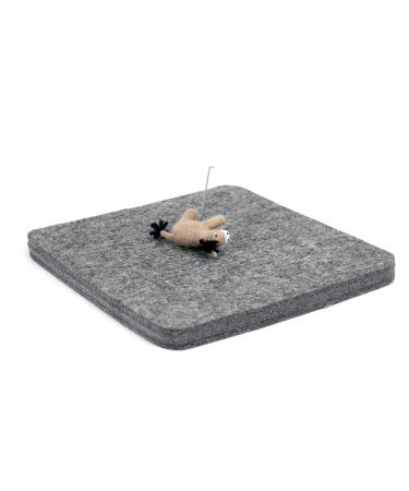 Hancool Needle Felting Pad Natural Wool Pressing Mat Eco-Friendly Felting Block DIY Crafts Thick and Firm Needle Felting Base (12'' x 12'' x 1'') Large( 12 x 12 x 1 inch )