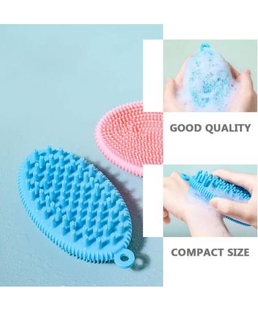 Soft Silicone Toddler Scalp Massage Pad Set - 3pcs | Gentle Bath Shampoo Scrubber for Children | Parent-Child Bonding Bath Care Tool - Buy Online on GoSupps.com