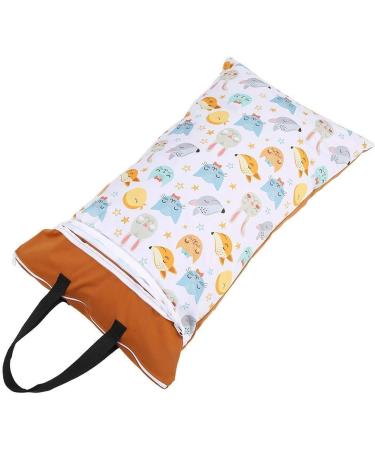 Cloth Diaper Bag Large Hanging Waterproof Wet Dry Reusable Washable Baby Cloth Diaper Bag(EF160) - Buy Online on GoSupps.com