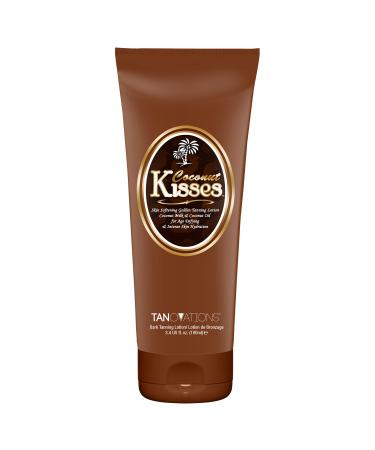 Ed Hardy Coconut Kisses Golden Tanning Lotion Cruelty Free Gluten Free Mineral Oil Free DHA Free for All skin type 3.4 oz