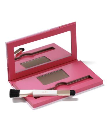 eSalon Conceal & Cover Root Touch Up + Brow Powder 5.2 g Root Coverage Palette Root Concealing Powder Instantly Covers Greys Creates Thicker & Fuller-Looking Hair Light Brunette