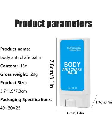 B ton Anti-Frottements - B ton Apaisant D fense Contre les Frottements Cutan s des Cuisses - Produits De Soins Imperm ables Pour Course Pied Randonn e Cyclisme - Buy Online on GoSupps.com