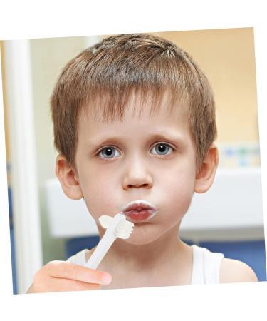 Goohochy Double-Headed Toothbrush for Dentures - Travel-Sized 1 Pack Ideal for Prosthesis Care - Buy Online on GoSupps.com