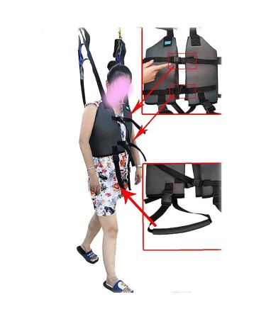 Slings Drive Standing Leg Trainers Exercise Thigh Hip Waist Lumbar Supports Walking Standing Aids Transfer Belt with Padded Chest Buffer - Buy Online on GoSupps.com