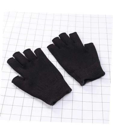 minkissy 2 Pairs Moisturizing Gloves Black Gloves Mositurizing Glove Mositurizing Fingerless Glove Gel Gloves Hydrating Glove Spa Glove Whitening Glove Simple Apparel - Buy Online on GoSupps.com
