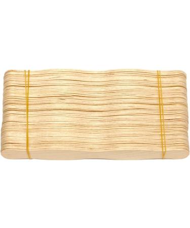 CraftySticks 50 Pack - Wavy 8 Inch Jumbo Wood Fan Handles for Wedding Fans - Buy Online on GoSupps.com