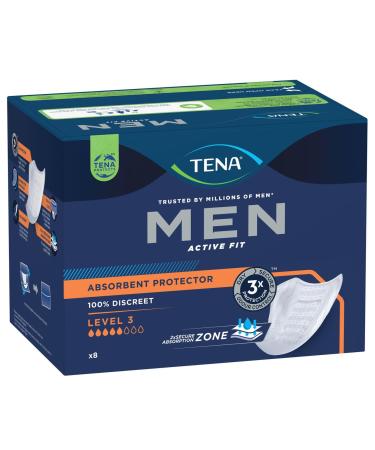 Tena Men absorbent screen protector level 3 pads 8 pieces 8 pieces (1 pack)