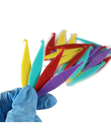 20P Braces Rubber Band Tool Dental Elastic Placers Disposable Plastic Orthodontic Placers